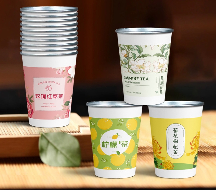湖北花茶隐茶杯印刷